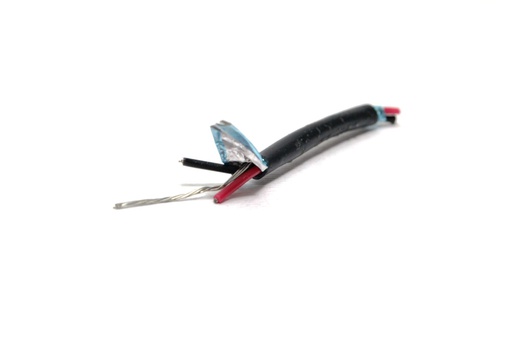 [CAB-1548] CABLE BLINDADO 2x0.35 NEGRO P/INSTALACION FIJA