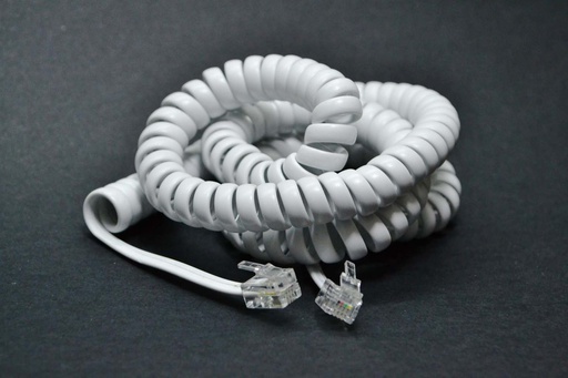 [CABLE-ESP2-B] CABLE ESPIRALADO 4 HILOS 2 METROS BLANCO