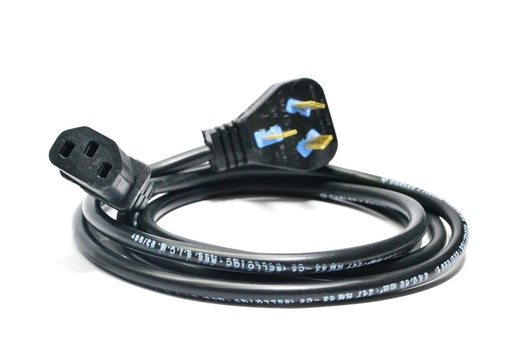 [CABLE-INT-PC-90] INTERLOCK IRAM A PC NEGRO 1.80 Mts