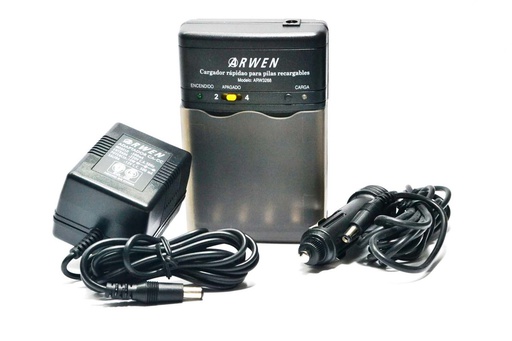 [CARG-AA-AAA-9V] CARGADOR PARA PILAS Ni-Cd Y Ni-Mh