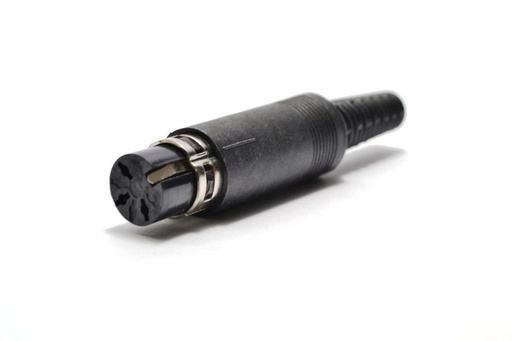 [DIN-H3PL180-CA] DIN HEMBRA 3 PATAS 180º P/CABLE