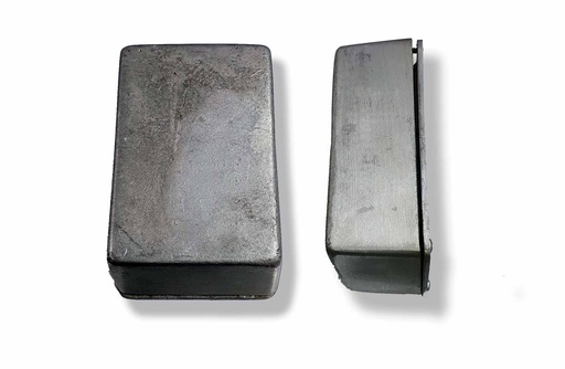 [G-PEDAL-ALUMINIO] GABINETE METALICO P/PEDAL 120x80x45mm