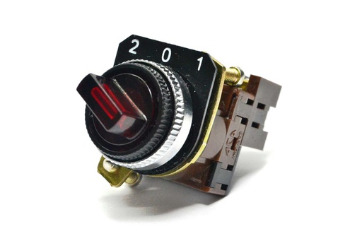 [LR-9100R] SELECTOR ROTATIVO LUMINOSO 3 POSICIONES