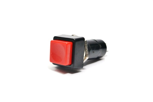 [PULS-SW-642] PULSADOR C/RET CUADRADO ROJO N/A