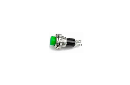 [PULS-SW-732VERDE] PULSADOR N/A VERDE REDONDO P/PANEL