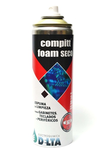 [Q-COMPITT-FOAM2] ESPUMA SECA P/LIMPIEZA 275gr