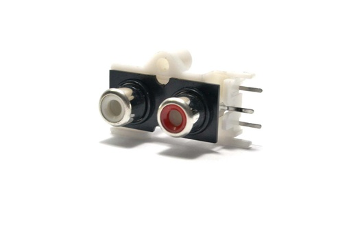 [RCAH-X2-CH] MODULO TERMINAL DOBLE RCA HEMBRA P/CHASIS