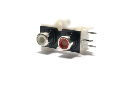 [RCAH-X2-CH] MODULO TERMINAL DOBLE RCA HEMBRA P/CHASIS