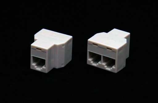 [RJ45H-2H] ADAPTADOR TIPO "Y" RJ45H A 2 RJ45H