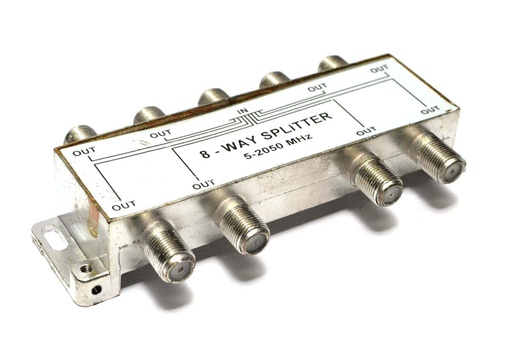 [SPLITTER-8-2050] DERIVADOR 8 SALIDAS 2050Mhz P/TV