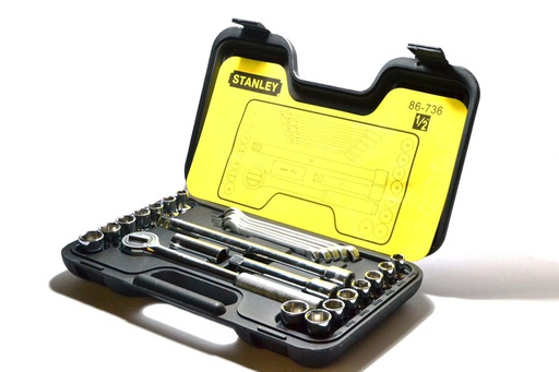 [STANLEY-186736] JUEGO 25 PIEZAS 1/2" (TUBOS Y LLAVES)