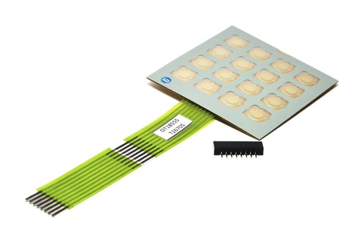 [TECLA-2670S] TECLADO MEMBRANA 4x4 TIPO SOBRE