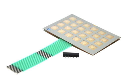 [TECLA-2672S] TECLADO MEMBRANA 6x4 TIPO SOBRE