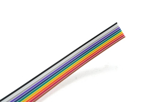 [CABLE-PL10-COLOR] CABLE PLANO MULTICOLOR 10 VIAS