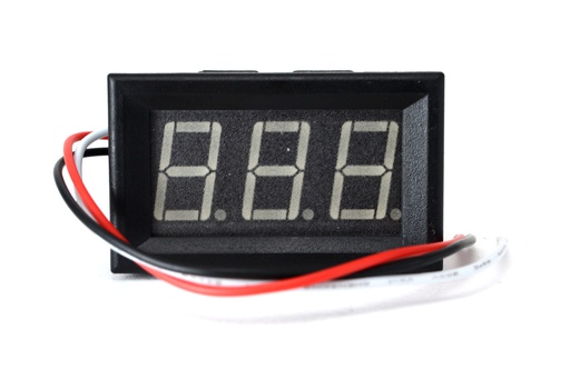 [ARDUINO-0-200VDC] VOLTIMETRO DIGITAL 0-200V DISPLAY DE LED