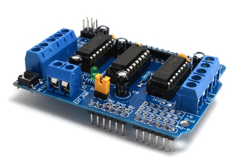 [ARDUINO-MOTOR.L293] CONTROLADOR P/MOTORES DC STEPPERS Y SERVOS