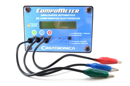 [COMPOMETER] MEDIDOR DE TRANSISTORES, RESIS, INDUCTORES, CAPA