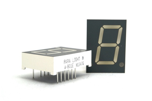 [DA801E] DISPLAY .8" ROJO A/C ALTO BRILLO